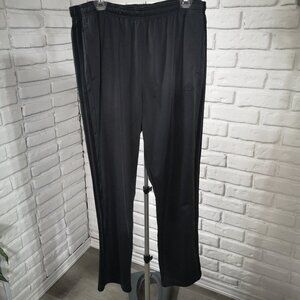 Adidas Men's Size 2XL Elastic & Tie Waist Dark Grey Track Pants